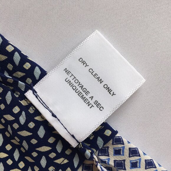 Joie Silk Floral Patterned Colorblock Shift Blouse - Picture 8 of 9